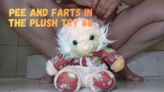 Pee and farts in the plush toy 68