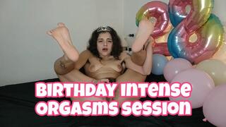 Birthday Shaking Orgasms Session