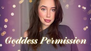 Goddess Lets You Cum for Her