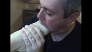 Foot Slave Sucks Carmen's Toes And Gags On Her Feet Deep Throating! (mp4)