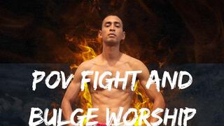 POV Fight and Bulge Worship [with Captions]