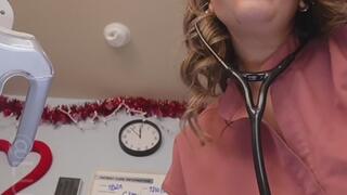 7 min POV Nurse Luna gives you a physical exam and is VERY attracted to you so! I ask if you want to be naughty with me! Watch me fuck you and then let you nurse milk you dry!