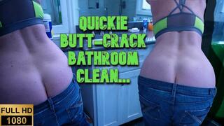 Bathroom cleaning butt-crack Quickie WMV