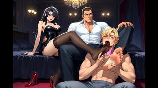 Male Feet Confessions #14B: Confessions of a Cuck's Humiliating Foot Devotion (Animated)