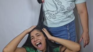 Soft Domination: Hair Pulling Between Friends