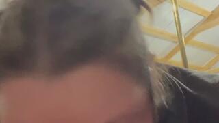 Gloved blowjob and handjob