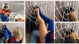 Lesson for the uninvited guest - Nose Pinching My Thief: Foot Fetish WMV