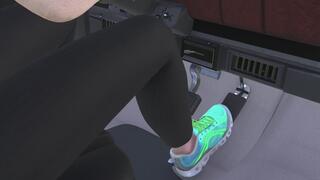 Jeep Wagoneer Cranking Template - Sara in Sneakers and Yoga Pants 1080p