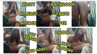 NASTY ALLERGY ATTACK