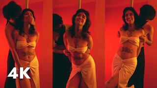 Umi: Cleopatra tied up and tickled at costume party egyptian queen - 4K