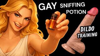GAY SNIFFING POTION - DILDO TRAINING 30 minute AUDIO only ASMR
