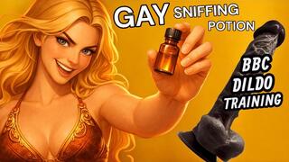 GAY SNIFFING POTION BBC DILDO TRAINING 41 minute AUDIO only ASMR
