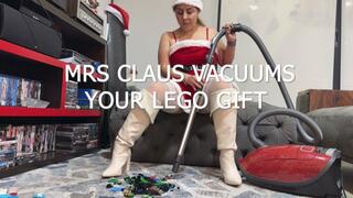 MRS CLAUS VACUUMING YOUR LEGO GIFT