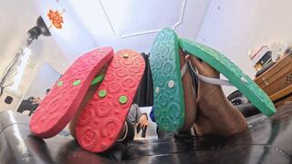 VR360 Henry MARTINA's dirty flip-flops and smelly feet are humiliating