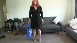 Fembot Pantyhose Sales womans Demonstration