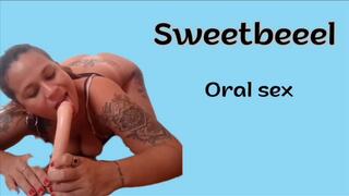 Sucking My Huge Dildo Like a Hungry Whore