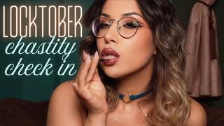 Locktober Chastity Check In ( Pussy Worship & Denial )