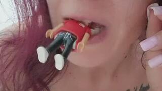 The tiny red man crushed in every way