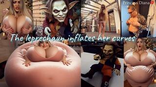 The leprechaun inflates her curves WMV