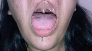 Heavy Breathing with Tongue Out