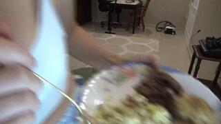 fill your belly with food