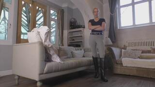 POV 15 Minutes Miss Kenworthy Caning & Belting Punishment!