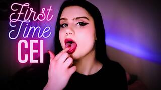 First Time CEI (Cum Eating Instruction, JOI, FemDom POV)