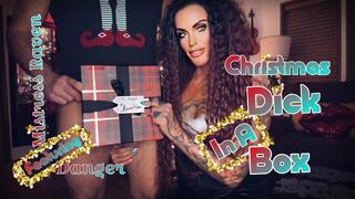 CHRISTMAS DICK IN A BOX - MistressRavenFD feeds you a special cock for Christmas as She gives you Gay JOI and humiliates you for being a cum guzzling faggot.