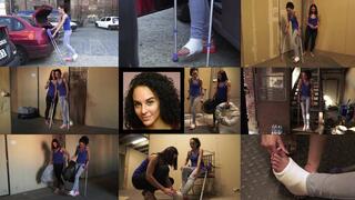 Rita Term SLC Casted Toes and Tires Don't Mix! (in HD 1920X1080)