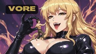 Vore Leftover Devour: Giantess Eats the Remains