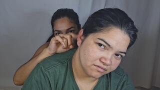 The Goddess loves to play with my ear