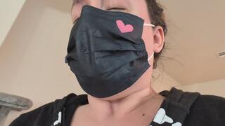 Masked allergy sneezes