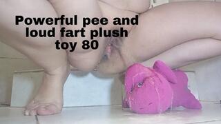 Powerful pee and loud fart plush toy 80