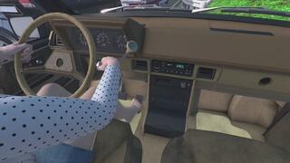 Dodge Caravan Cranking Template - Paige in Pantyhose 1080p