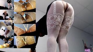 Step-Sister Pussy Snack - Pussy Vore, Ebony Giantess Devours Shrink Tiny Lesbian Lover in Her Wet Pussy Prison