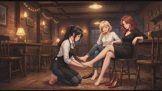 Foot Worship Confessions #83: Barmaid's Secret Foot Seduction