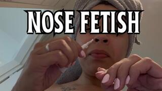 Nose fetish : Picking my nose