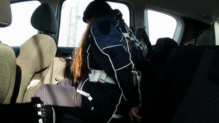 Cop Ily arrested handcuffed in car Gagged part 2