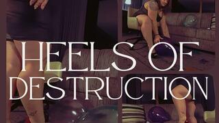 Heels are made for Poppin - Heel popping some 12" Gremar balloons