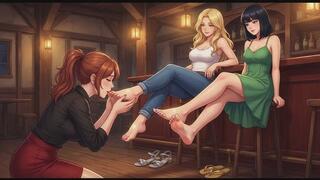 Foot Worship Confessions #85: A Barmaid's Secret Surrender
