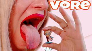 Giantess Catches You, Uses You, Then Swallows You Whole