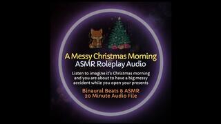A Messy Christmas Morning - ASMR Diaper Roleplay Audio