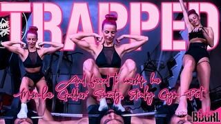 Barbell Footbitch - Idiot Slave Gets Himself Pinned Under Goddess BBGRL's Sweaty, Stinky, Muscular Feet