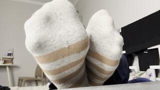 Smelly socks sniffing!