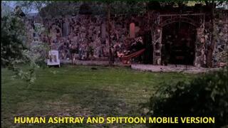 HUMAN ASHTRAY AND SPITTOON IN TRANSILVANIA FEMDOM CASTLE MOBILE VERSION