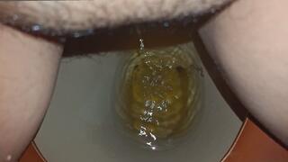 My golden shower done in one day