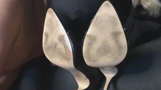 La Reina Malvadaa and Faith - pantyhose sniffing nails and CBT