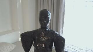 Fully wrapped mummy with tape