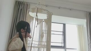 Deep throat training with a gag