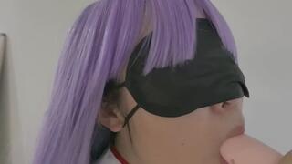 Deep throat training for girls in cheongsams